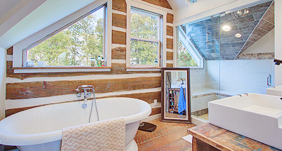 Bath A&B - Yoga Retreat Shared Bathroom Occupancy