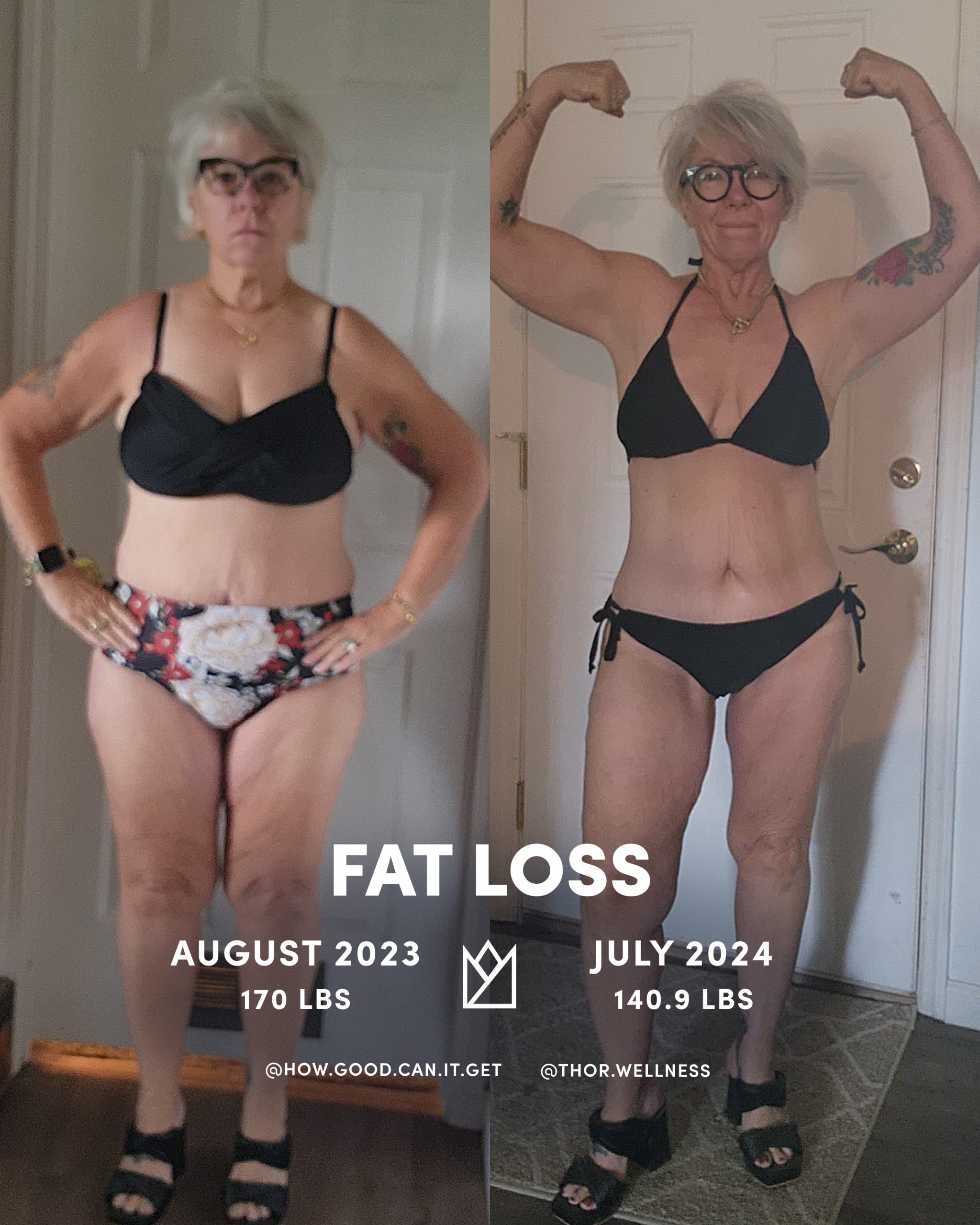 CLIENT RESULTS 57 Terry Tateossian Personal Trainer Nutritionist Menopause Lifestyle Medicine Coach Client Results