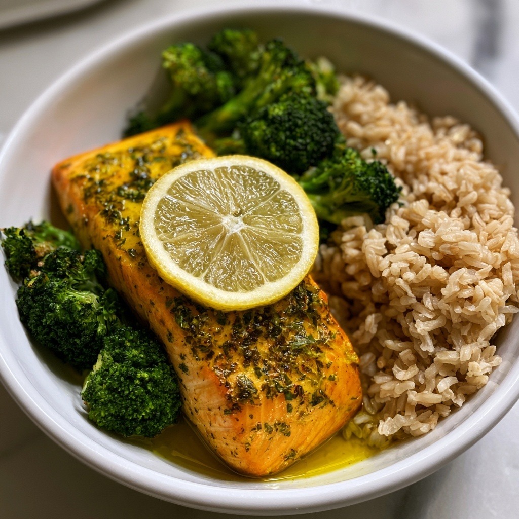 Turmeric-Ginger Salmon Bowl Recipe for Menopause Diet Plan