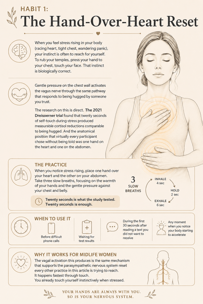 Habit 1: The Hand-Over-Heart Stress Nervous System Reset