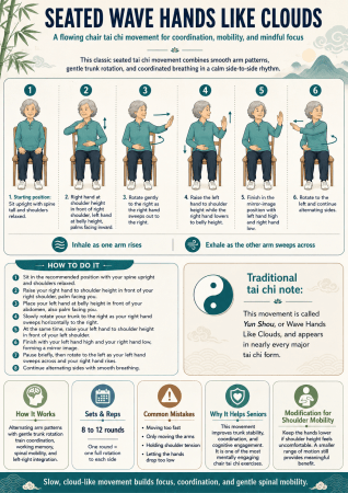 Seated Wave Hands Like Clouds infographic
