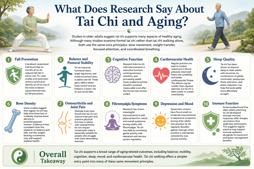 Tai chi benefits for healthy aging