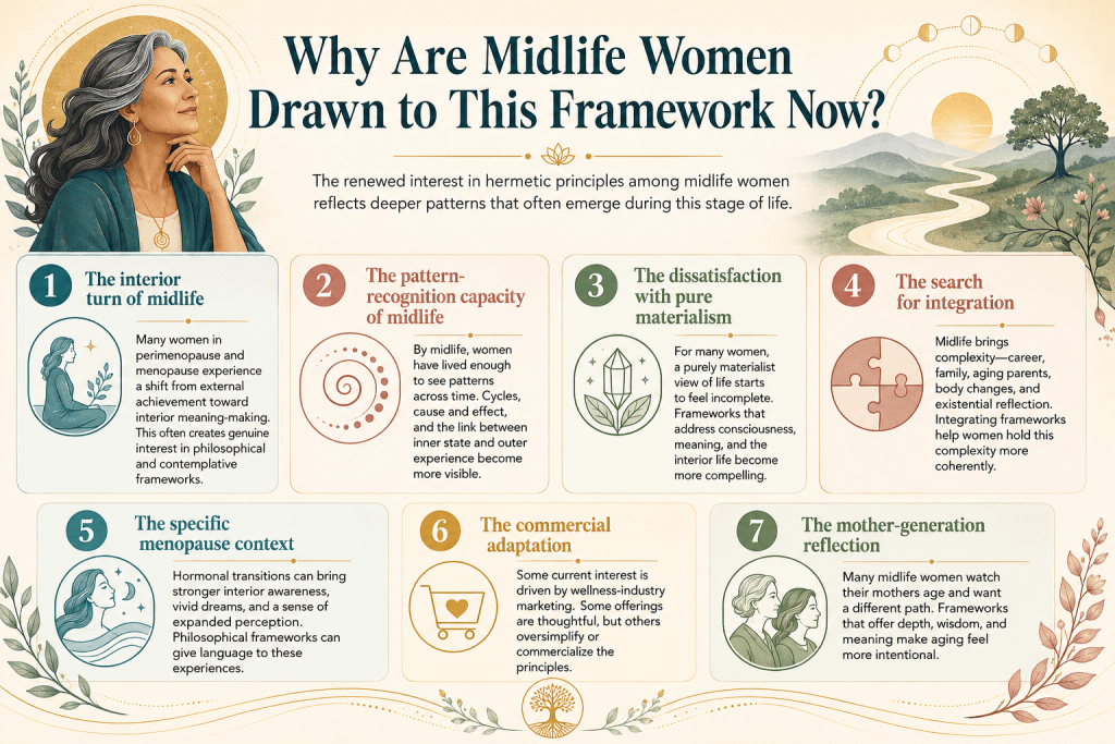 Why midlife women explore Hermetic principles.