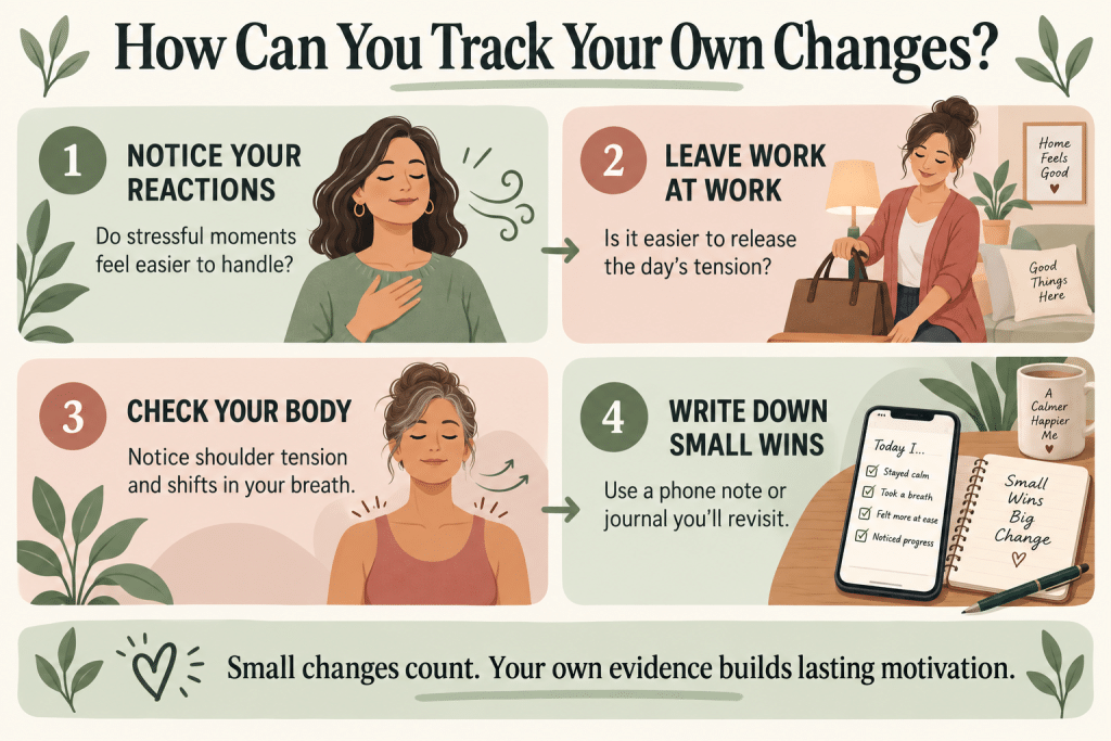 Track changes from meditation practice.