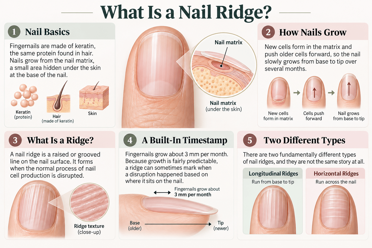 That Ridge on Your Nail Might Be Telling You Something: What Nail Ridges Mean thumbnail